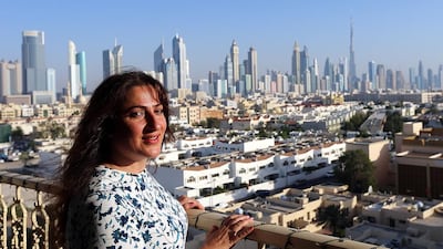 May Khizam, a former HR director in Dubai, says the link between salary and happiness is nuanced. Satish Kumar / The National