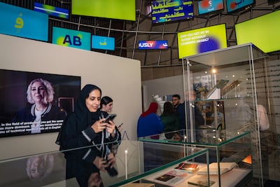 A diversity of artists, styles and experinces was important to enrich the conversation around Arabic throughout the exhibtion. Photo: The Media Majlis