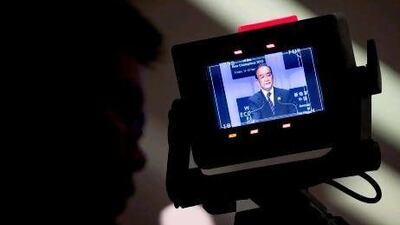 The Chinese premier Wen Jiabao expressed confidence in the country's economy at the World Economic Forum's opening in Tianjin yesterday. Andy Wong / AP Photo