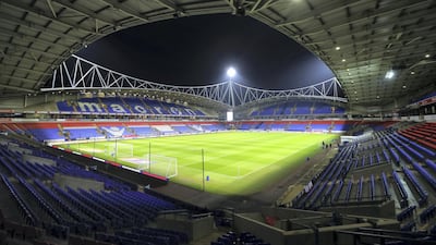 The University of Bolton Stadium used to welcome sold-out crowds during the heady Premier League days. This season, Bolton opted not to sell season tickets and matchday tickets are released for just a short time. Getty Images