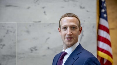 Mark Zuckerberg, chief executive of Facebook, met US President Donald Trump and members of Congress on Thursday. Getty