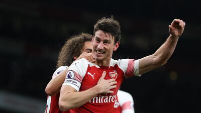 Centre-back: Laurent Koscielny (Arsenal) – His goal was shouldered in, but the captain defended impeccably to cap a return to form and fitness after a terrible injury. Getty Images