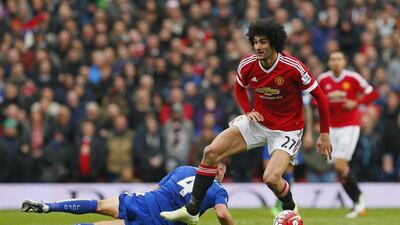 Manchester United midfielder Marouane Fellaini. Jason Cairnduff / Reuters