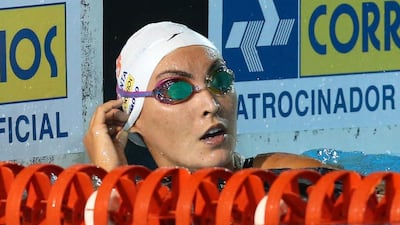 Brazil's Poliana Okimoto is looking to get her feet wet in Abu Dhabi in preparation for an Olympic run to Rio. Ricardo Bufolin /Getty Images