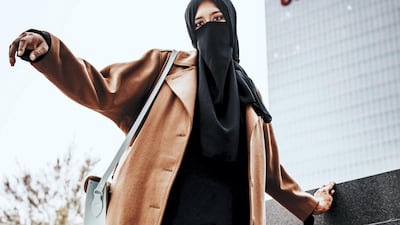 Trinidadian-American photographer and henna artist Shagoofa Ali is among a growing group of niqab-wearing influencers. Madi Rae Jones