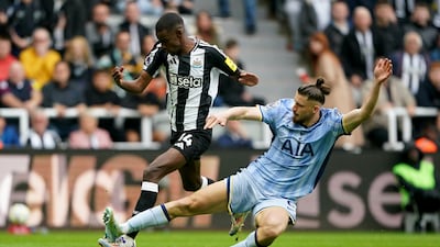 In for the injured Micky Van de Ven and showed real pace when he tracked back and made vital tackles on Barnes in first half and Isak in second when both would have been in on goal. PA