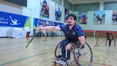 Muhammad, ranked No 21 in the world, says badminton energises him. Victor Besa / The National