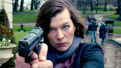 Milla Jovovich in Survivor. Courtesy Nu Image Films