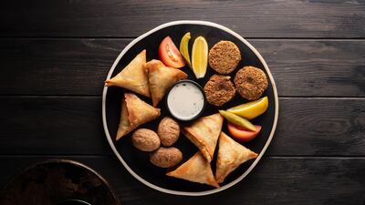 A mezze platter is available at Novo Cinemas. Courtesy Novo Cinemas
