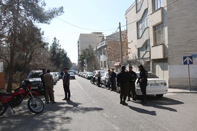 A general view of the street where Amirmohammad Khaleqi, an Iranian student was killed during a robbery, in Tehran, last week. Reuters
