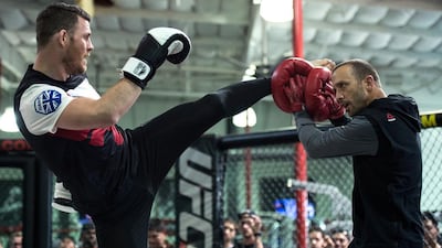 Michael Bisping's 20 victories is a UFC record. Brandon Magnus / Getty Images