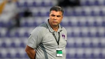Cosmin Olaroiu during a match in his Al Ain days. Jaime Puebla / The National