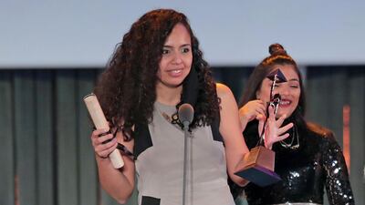 Egyptian director Mayye Zayed. AFP