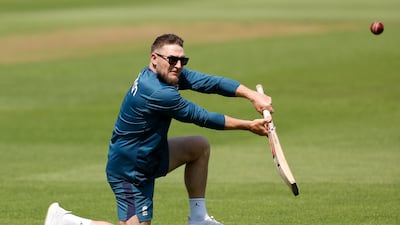 England coach Brendon McCullum during practice. Reuters