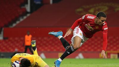 WEST HAM RATINGS: Lukasz Fabianski, 8 – Did well to get a hand to Mason Greenwood’s fizzed cross which deflected back off Craig Dawson and into the goalkeeper’s arms. He was at full stretch again shortly after to turn a low strike from the same man onto the outside of the post. Helpless as Dawson put the ball into his own goal, but he bounced back to thwart Fernandes with another fine stop. AFP