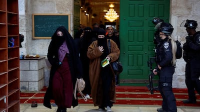 The operation by Israeli police has been condemned across the region. Reuters