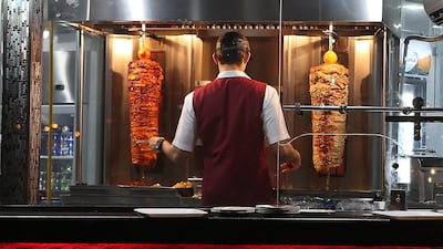 Dubai: shawarma. Pawan Singh/The National