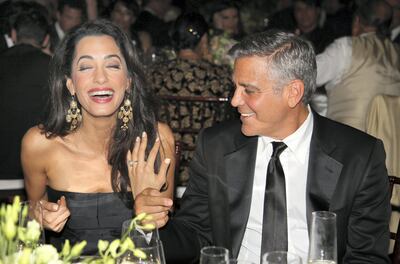 George Clooney proposed to Amal Alamuddin with a seven-carat, ethically mined diamond. Getty Images