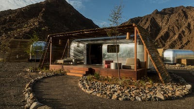 The property features 50 Airstream-style caravans. Photo: Caravan Hatta by Our Habitas
