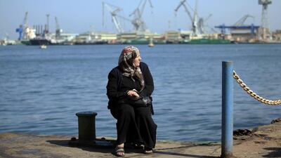 The Suez Canal Authority expects earnings from the canal to increase to an annual US$13.2 billion in 2023 from the present $2.3bn. Khalil Hamra / AP Photo