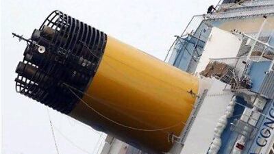 Francesco Schettino was the captain of the cruise ship Costa Concordia that ran aground off the Italian coast line month. Pier Paolo Cito / AP Photo