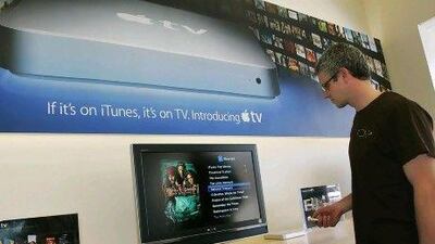The Apple TV began as a set-top box.