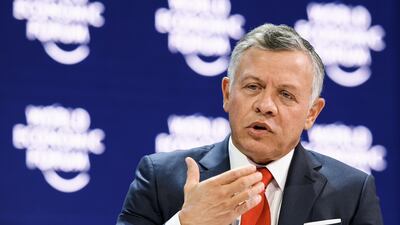 King Abdullah II of Jordan, seen here at the Word Economic Forum in Davos in January, ordered his government to freeze proposed price increase on July 1, 2018 following widespread protests. Fabrice Coffrini / AFP