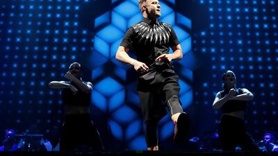 Clapping along with the crowd, he promised the du Arena that “he was here to party”. That was music to the ears of the throngs of excited fans who had flocked to Yas Island for the show, his second in the capital after performing at the Emirates Palace in 2007.