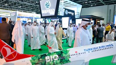 Sheikh Mohammed bin Rashid, Vice President and Ruler of Dubai, at the Arabian Travel Market on Tuesday. All photos: Dubai Media Office