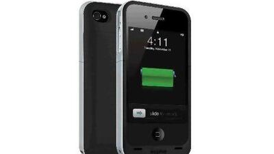 Mophie Juice Pack Air for iPhone 4 charger. Photo courtesy Mophie