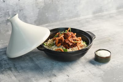 Tuna biryani at Gossip Cafe