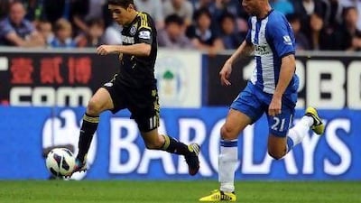 Oscar, left, impressed on his debut. Chris Brunskill / Getty Images