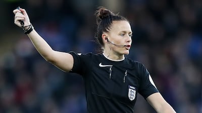 Rebecca Welch will become the first female referee in Premier League history. PA