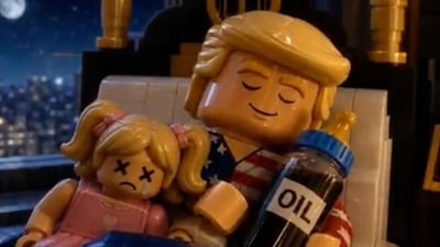 Explosive Media's pro-Iran AI Lego videos have received millions of views on various social media platforms. Photo: Explosive Media