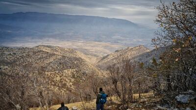 Looking over Barzan valley. Photo: Leon McCarron