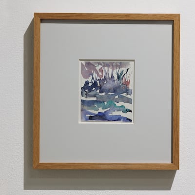 Scene 1 - No.2, 1998, watercolour on cardboard. Photo: Mohammed Kazem and Gallery Isabelle