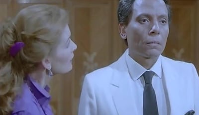 Youssra and Adel Emam star in The Humans and the Jinns (1985) Photo: Rotana