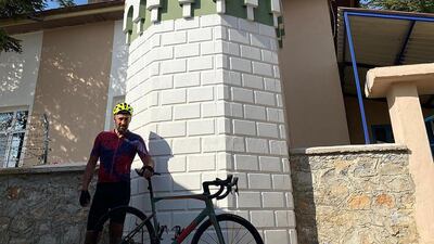 Mr Lamaa's route took him across France, Belgium, the Netherlands, Germany, Austria, Hungary, Serbia, Bulgaria and Turkey. Courtesy Eddie Lamaa