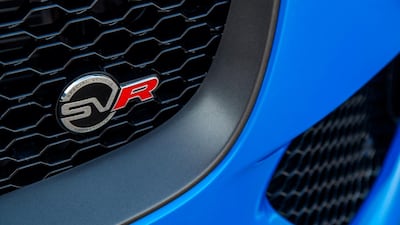 Up close and personal with the SVR badge.