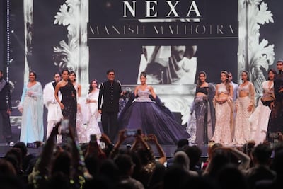 Manish Malhotra brought his wares to the 2023 IIFA Rocks stage in Abu Dhabi. Photo: IIFA