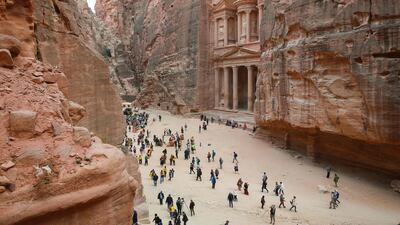 Petra was chosen in 2007 as one of the seven 'New Wonders of the World'. AFP