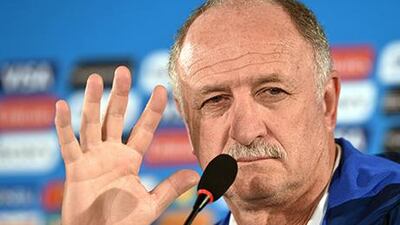 Luiz Felipe Scolari did not have World Cup success in his second stint as Brazil coach. Evaristo Sa / AFP