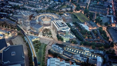 Stanhope, backed by the Japanese group Mitsui Fudosan, bought the 14-acre site in 2012 and plans to build 950 residential units.