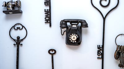 Some decorative items in the family home.