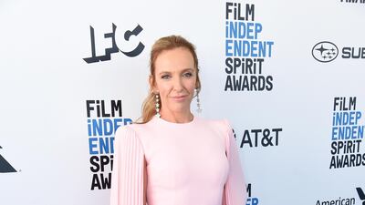 Toni Collette arrives at the 34th Film Independent Spirit Awards on Saturday, February 23, 2019. AP