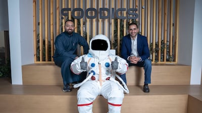 Ahmad Al Zaini, chief executive and co-founder of Foodics, and Zeid Husban, chief executive and founder of POSRocket. Photo: Foodics