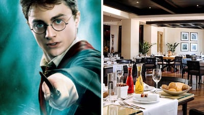 Expect charms and potions aplenty at Yalumba's 'Harry Potter'-themed brunch on Friday, September 27. Courtesy Le Meridien Dubai, Warner Bros Studios