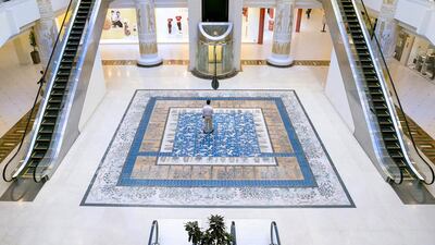 Wafi Mall in Dubai was quiet on Wednesday, but is working to regain shoppers’ interest with new stores opening. Reem Mohammed / The National