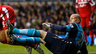 GOALKEEPER: Hugo Lloris was signed by Tottenham Hotspur in the summer, and the 25 year old expected to be the first choice keeper at the club as he is for his country. But Brad Friedel, 41, was not ready to relinquish his spot, and proved again the old ma???