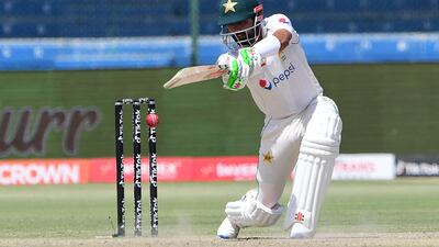 Babar Azam top scored for Pakistan after hitting 36 runs off 79 balls. AFP